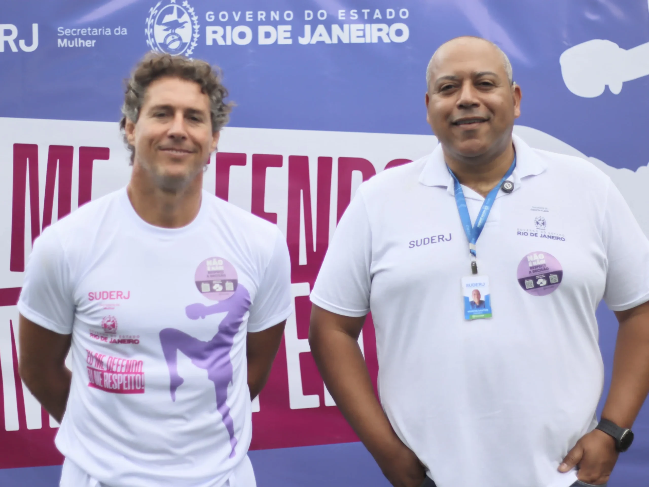 Flávio Canto e o Presidente da Suderj