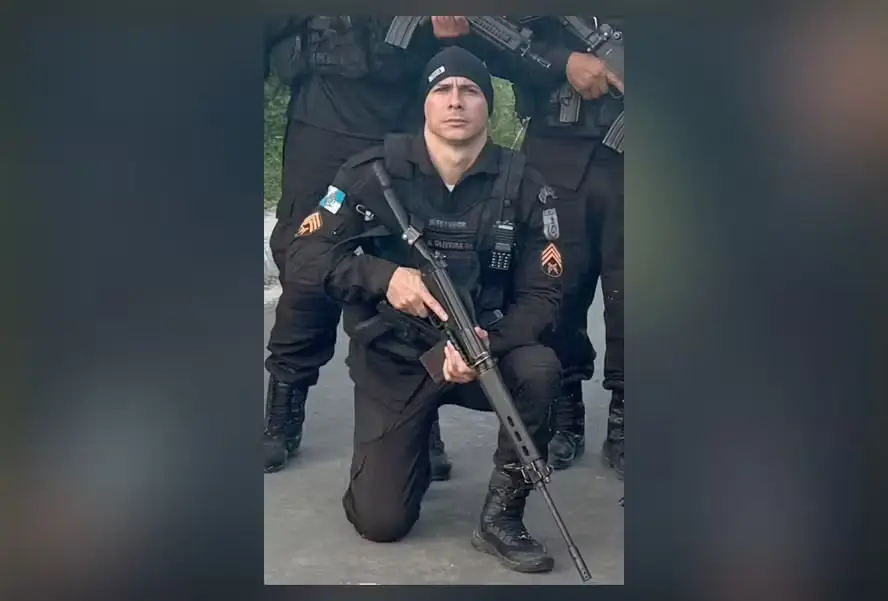 O policial militar Allan de Oliveira foi morto