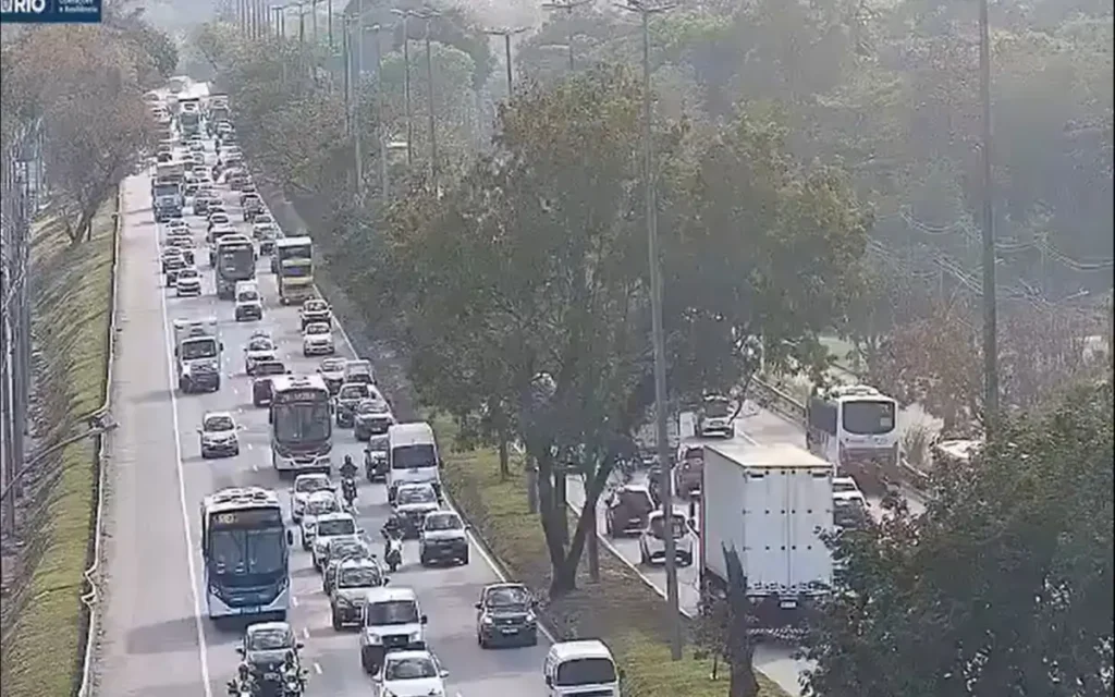 Acidente na Avenida Brasil