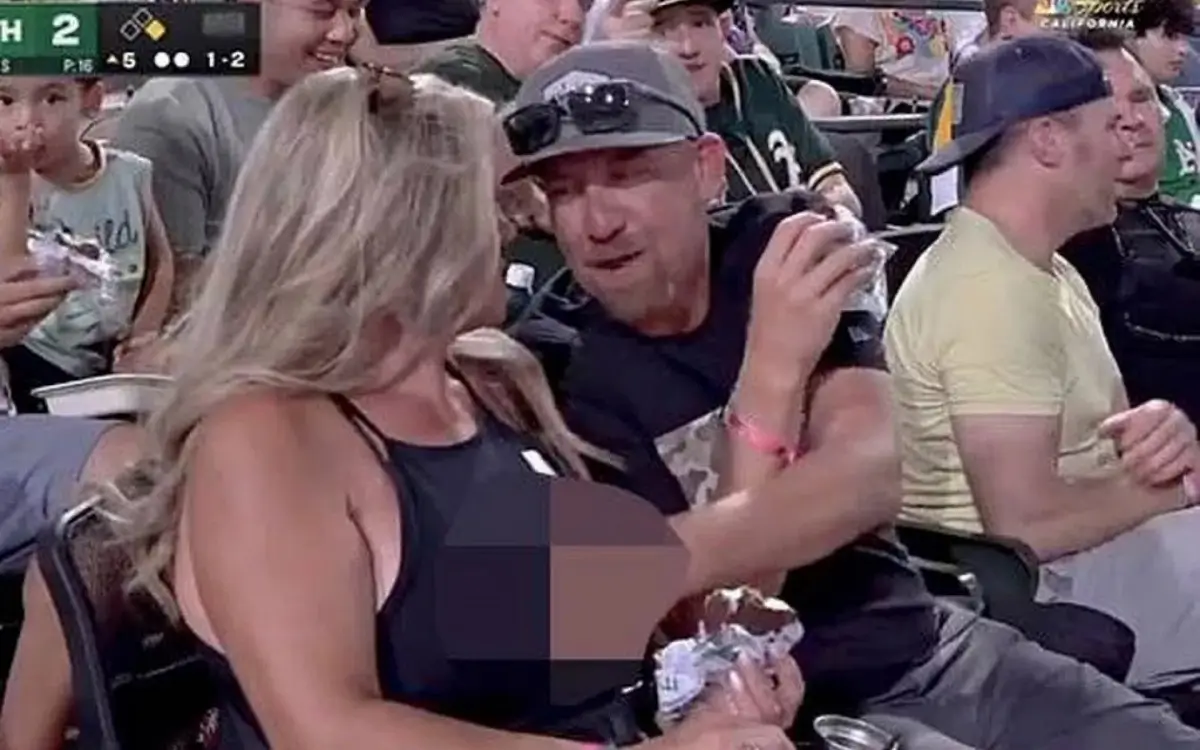 Homem foi flagrado pelas câmeras da NBC apalpando o seio de uma mulher