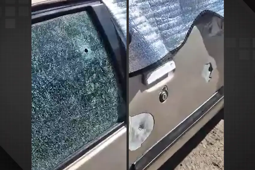 Carro Baleado