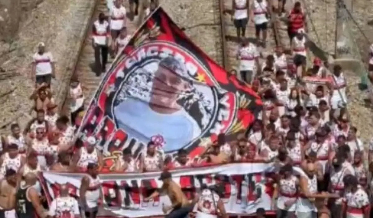 homenagem da jovem fla