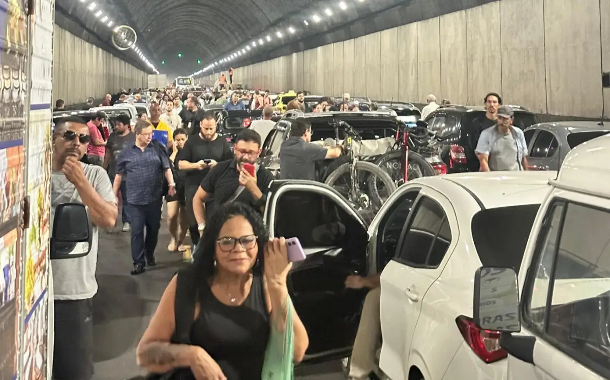 Incêndio no Túnel Rebouças