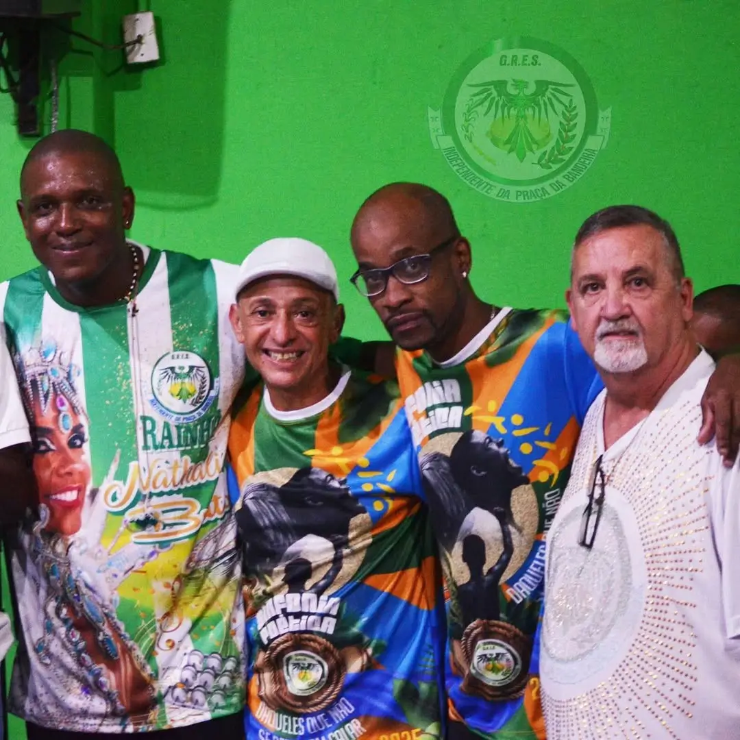 Integrantes da Independente da Praça da Bandeira