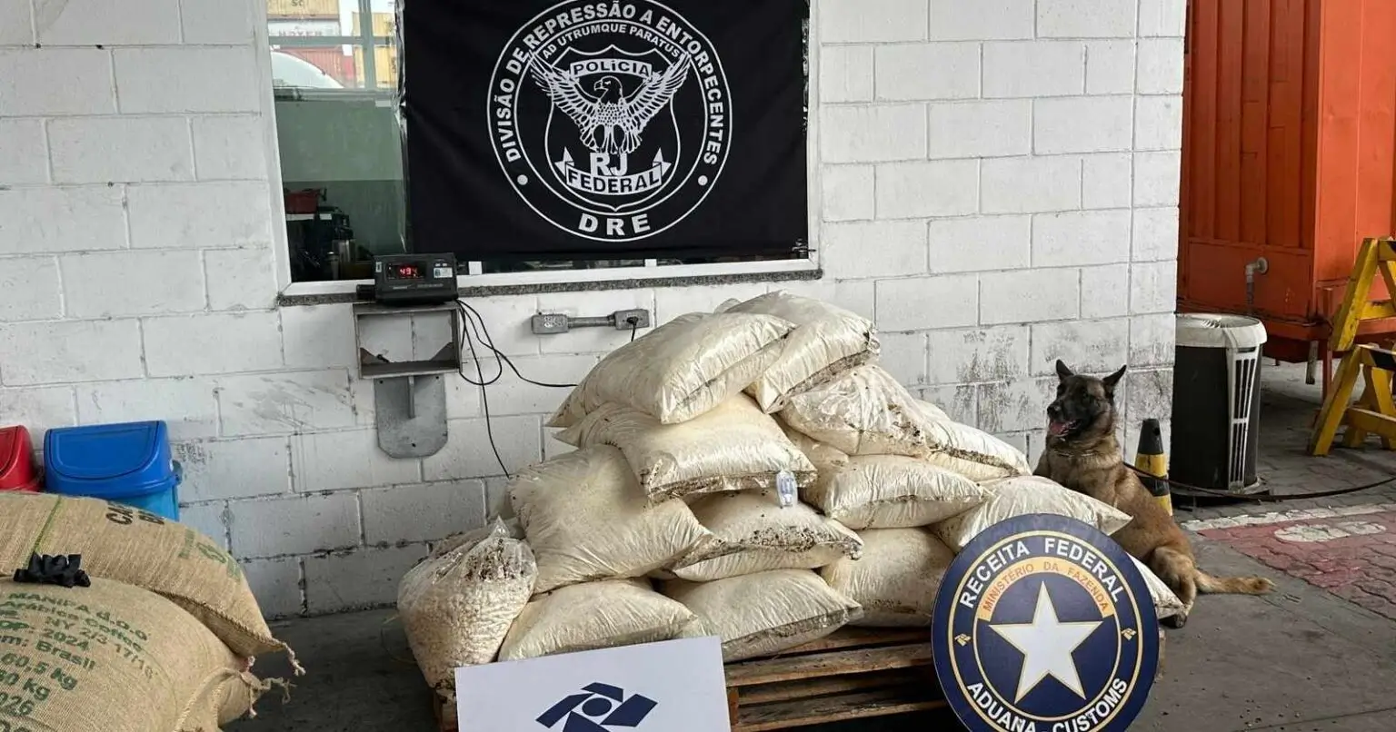 Polícia Federal apreende 500 kg de cocaína