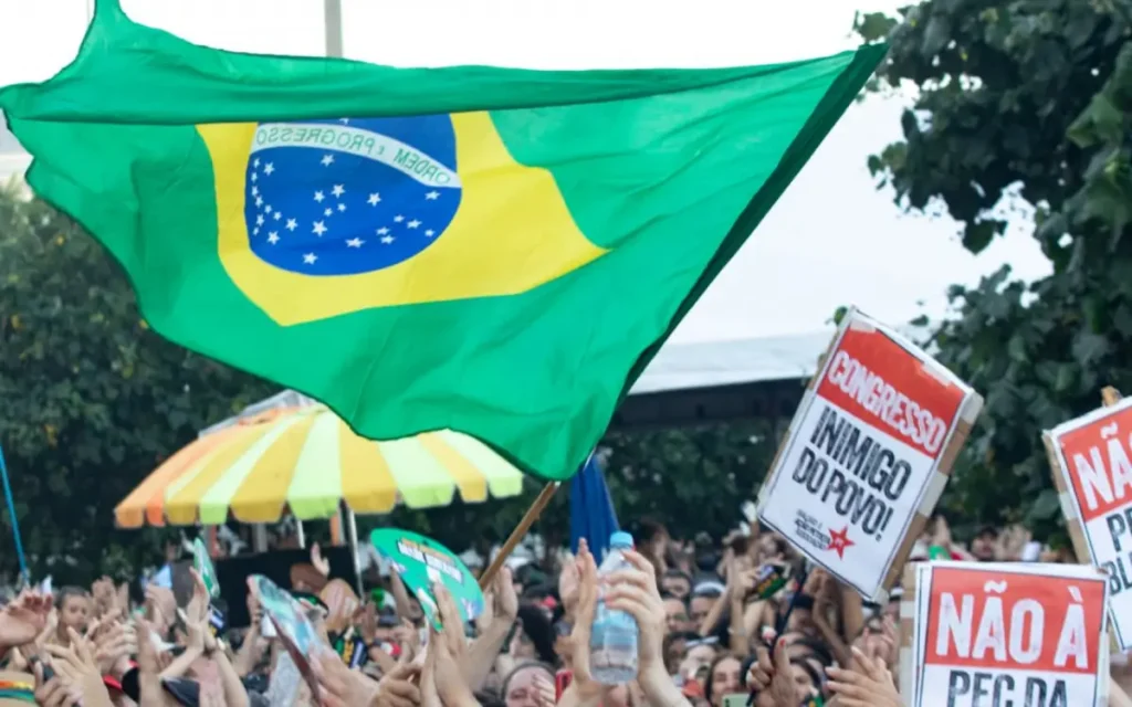 Protesto contra a PEC da Blindagem