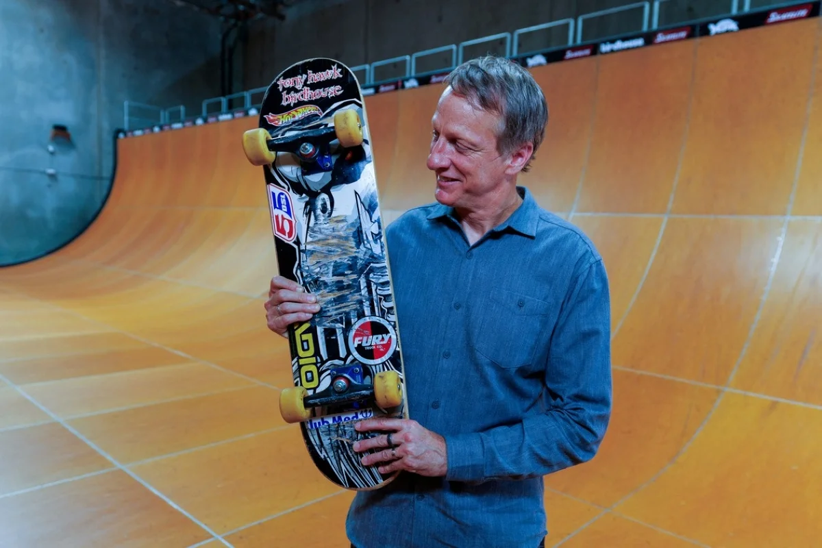 skate histórico de Tony Hawk