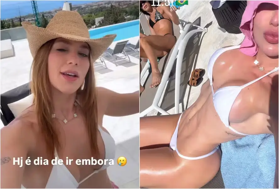 Virginia Fonseca mostra bronzeado
