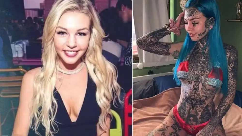 Amber Luke, a mulher mais tatuada da Austrália