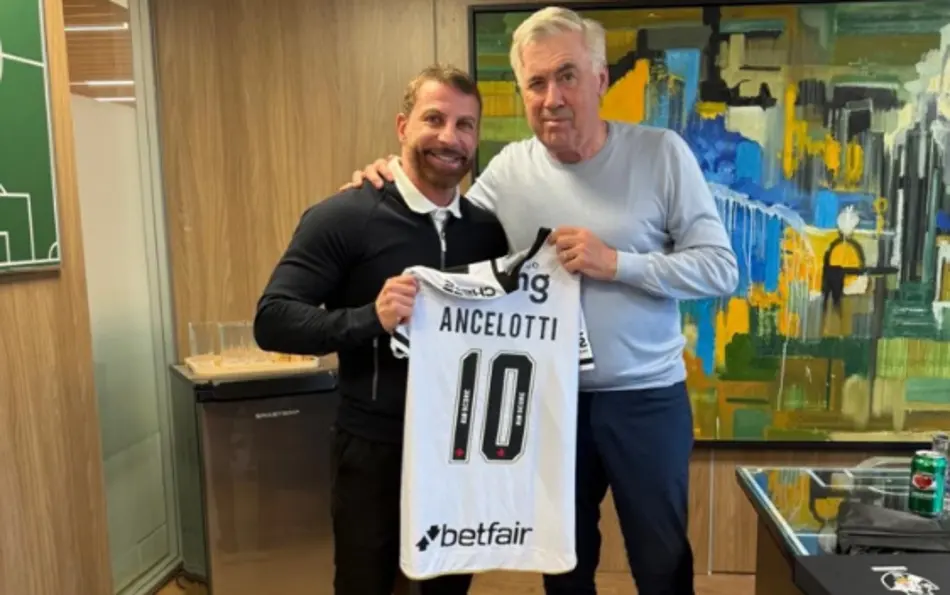 Ancelotti e pedrinho