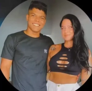 Brenda Caroline Pereira Xavier e o seu namorado