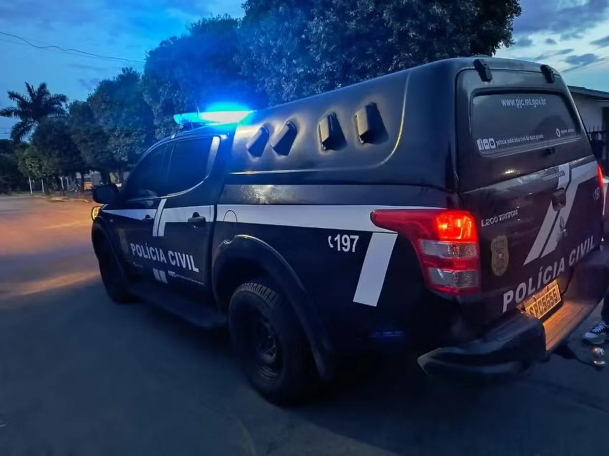 Carro da polícia civil de Mato Grosso