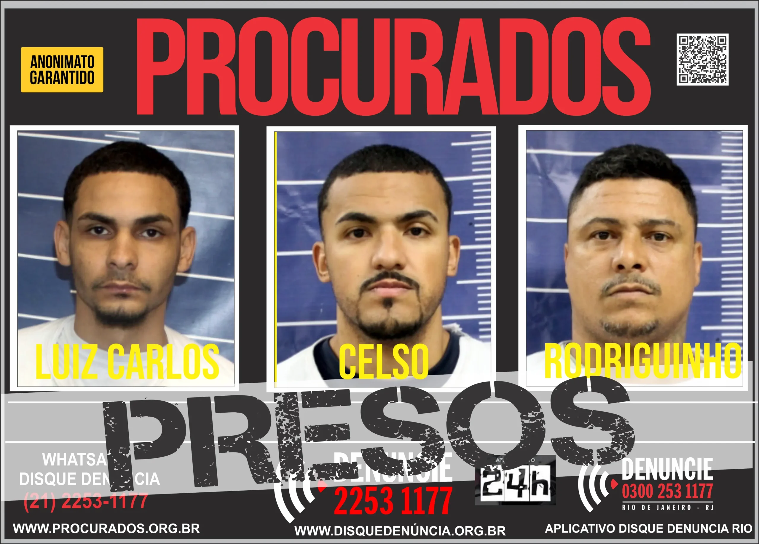 Fugitivos da Operação Contenção