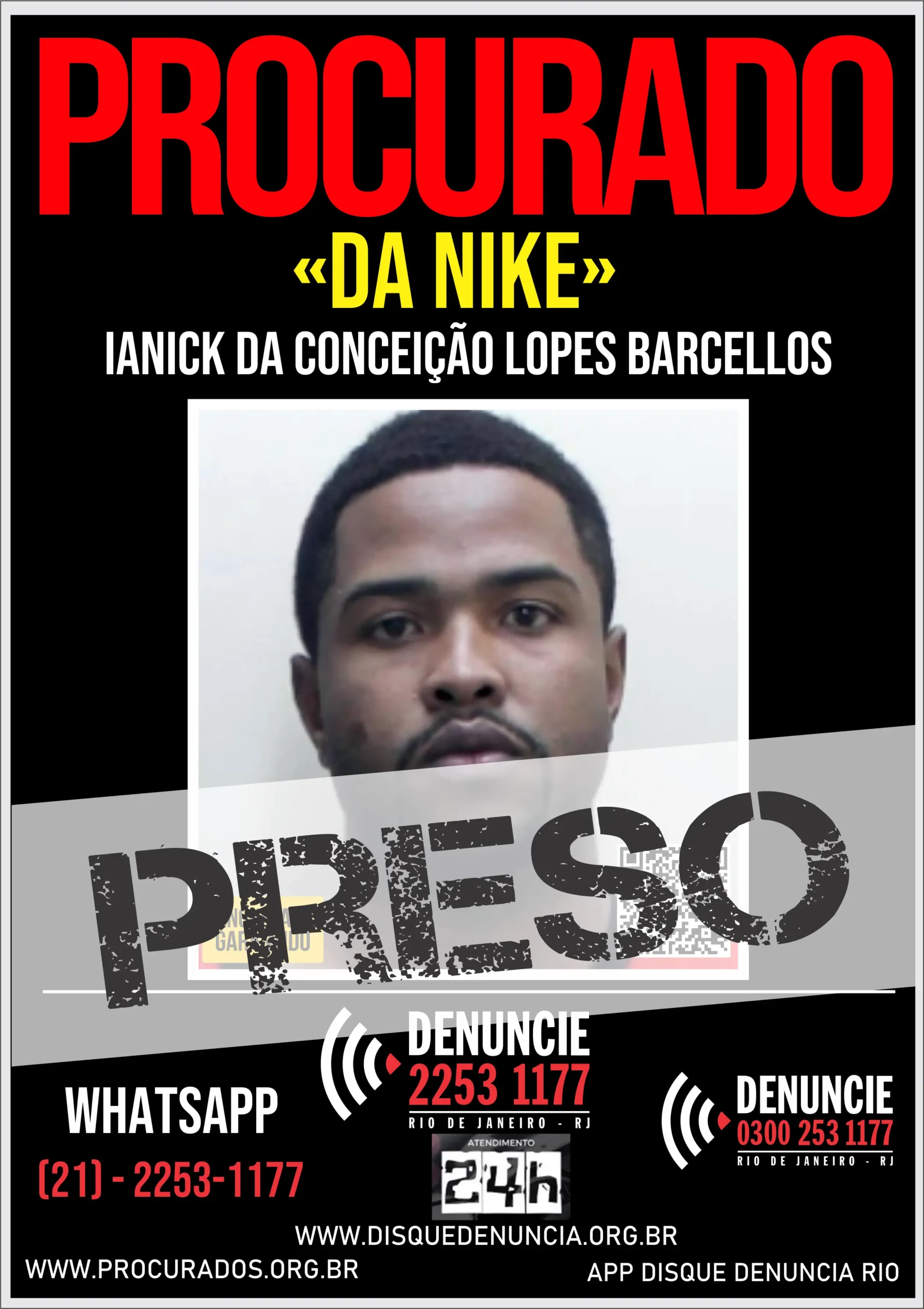 Ianick da Conceição Lopes Barcellos, conhecido como Da Nike