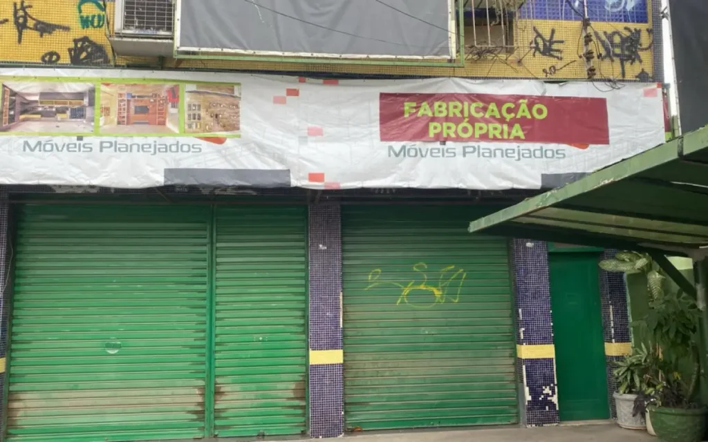 Loja de móveis planejados funcionava na Avenida Vicente de Carvalho