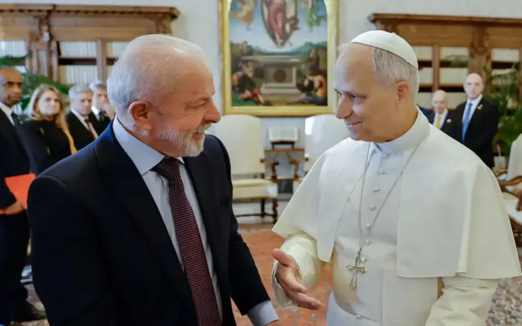Lula e papa Leão XIV