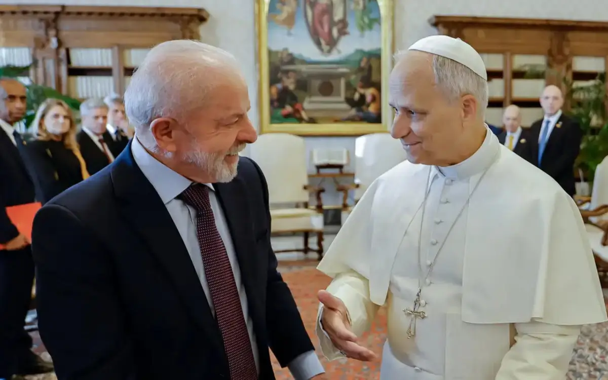Lula e papa Leão XIV