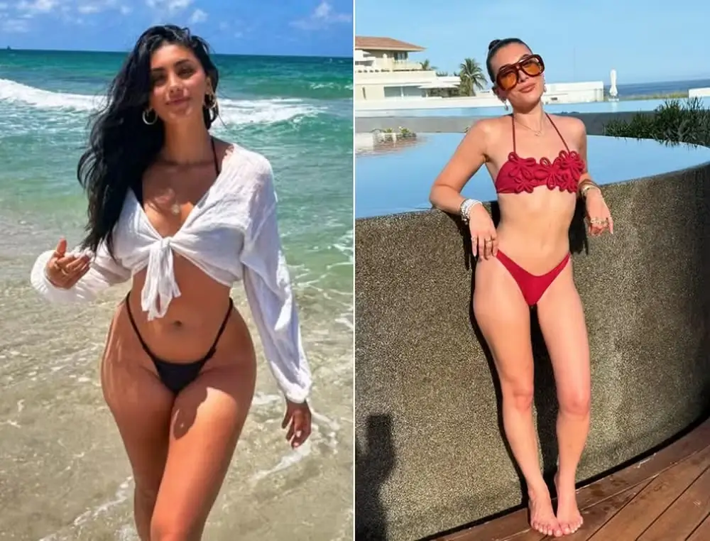 As celibatárias Mandana Zarghami (à esquerda) e Kayla Caputo