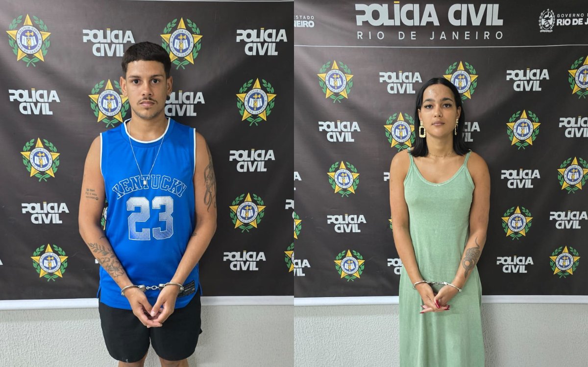 Matheus Soares e Rafaella Silva foram presos
