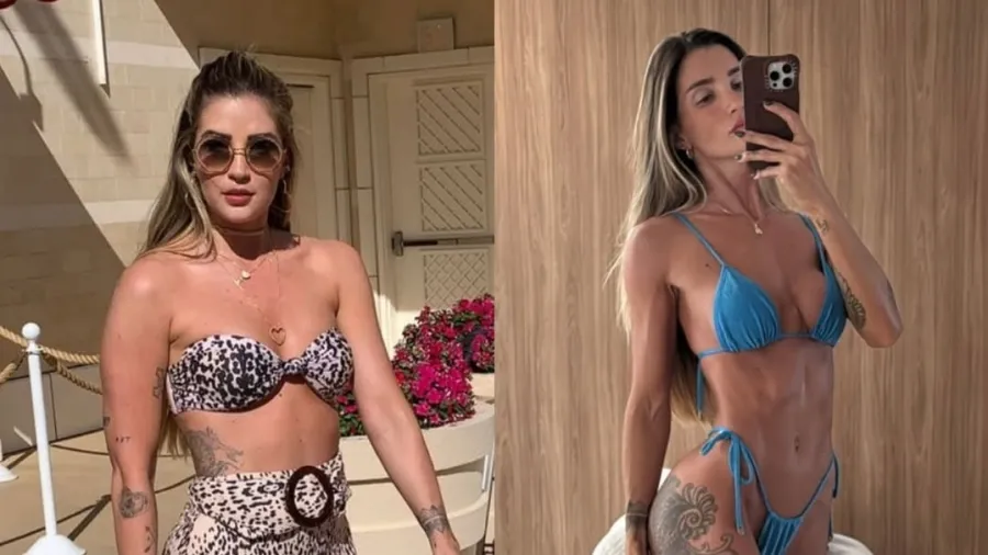 Antes e Depois de Aline Gotschalg