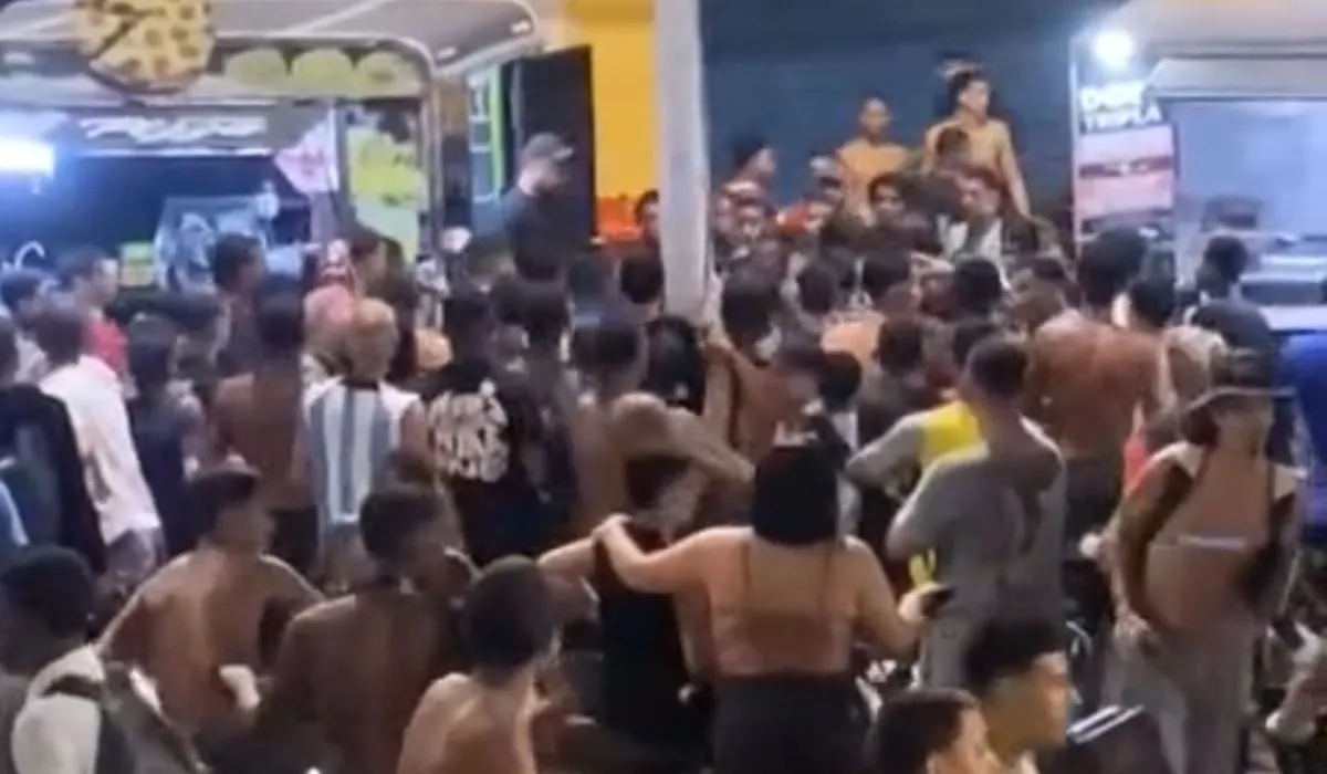 Briga no Engenhão
