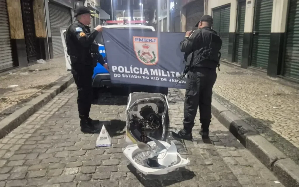 furto em agência bancária no Centro