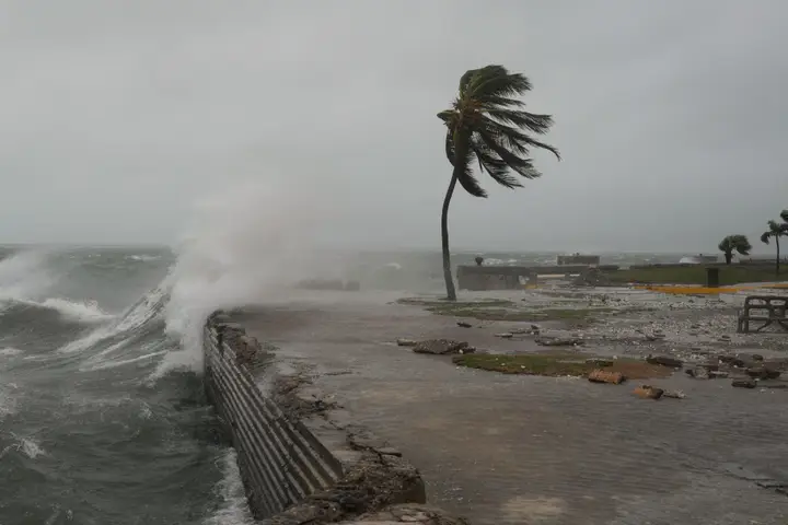 furacão na Jamaica