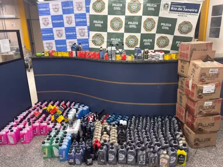 Itens apreendidos pela Polícia Civil