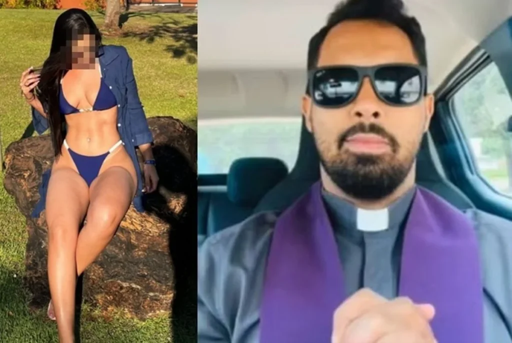 padre flagrado com noiva de fiel