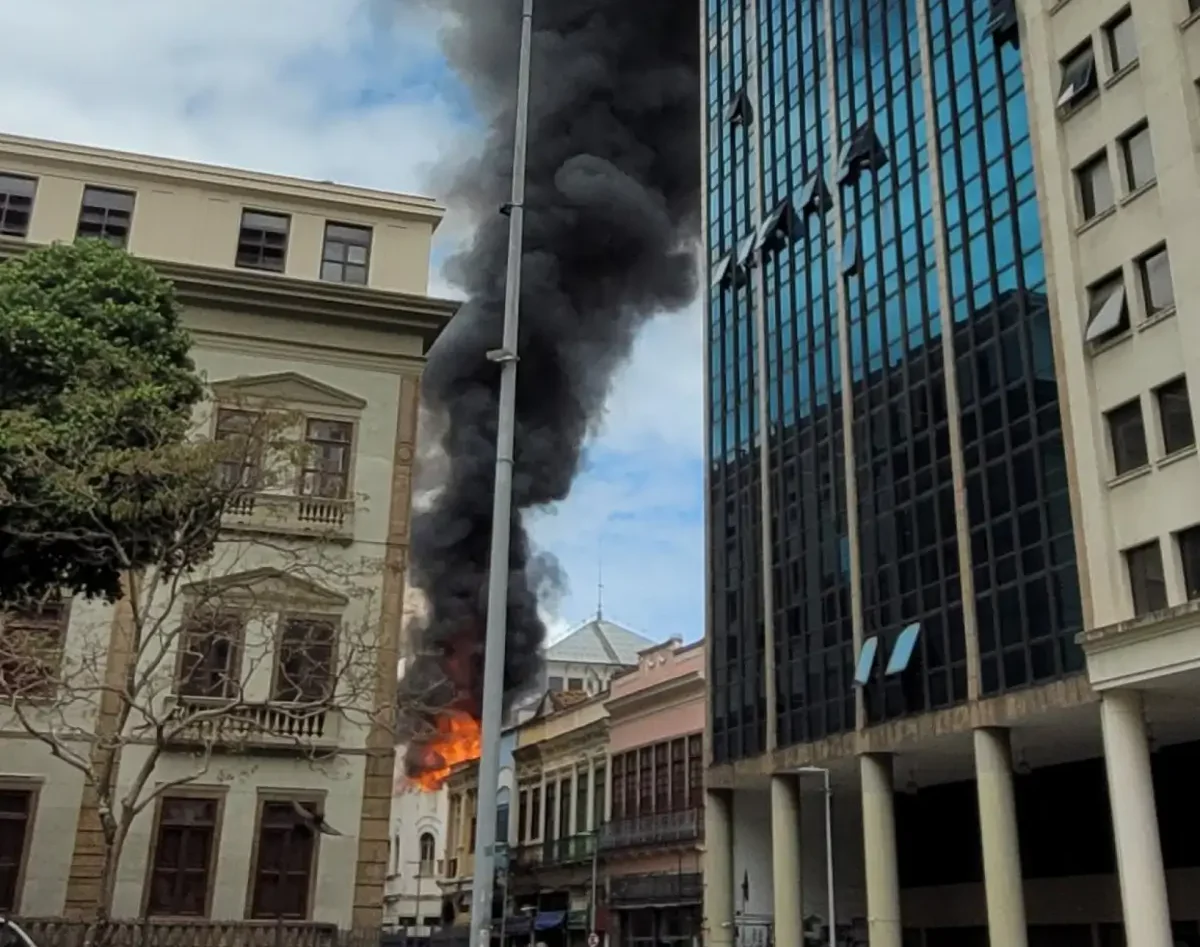 incêndio no Centro do Rio