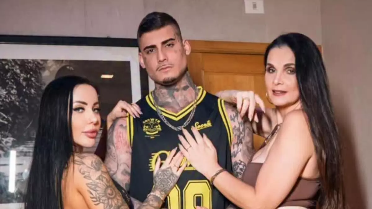 Luiza Ambiel com Kylian Cria e Brena Barbosa