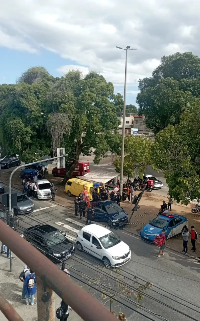 perseguição policial em Marechal Hermes