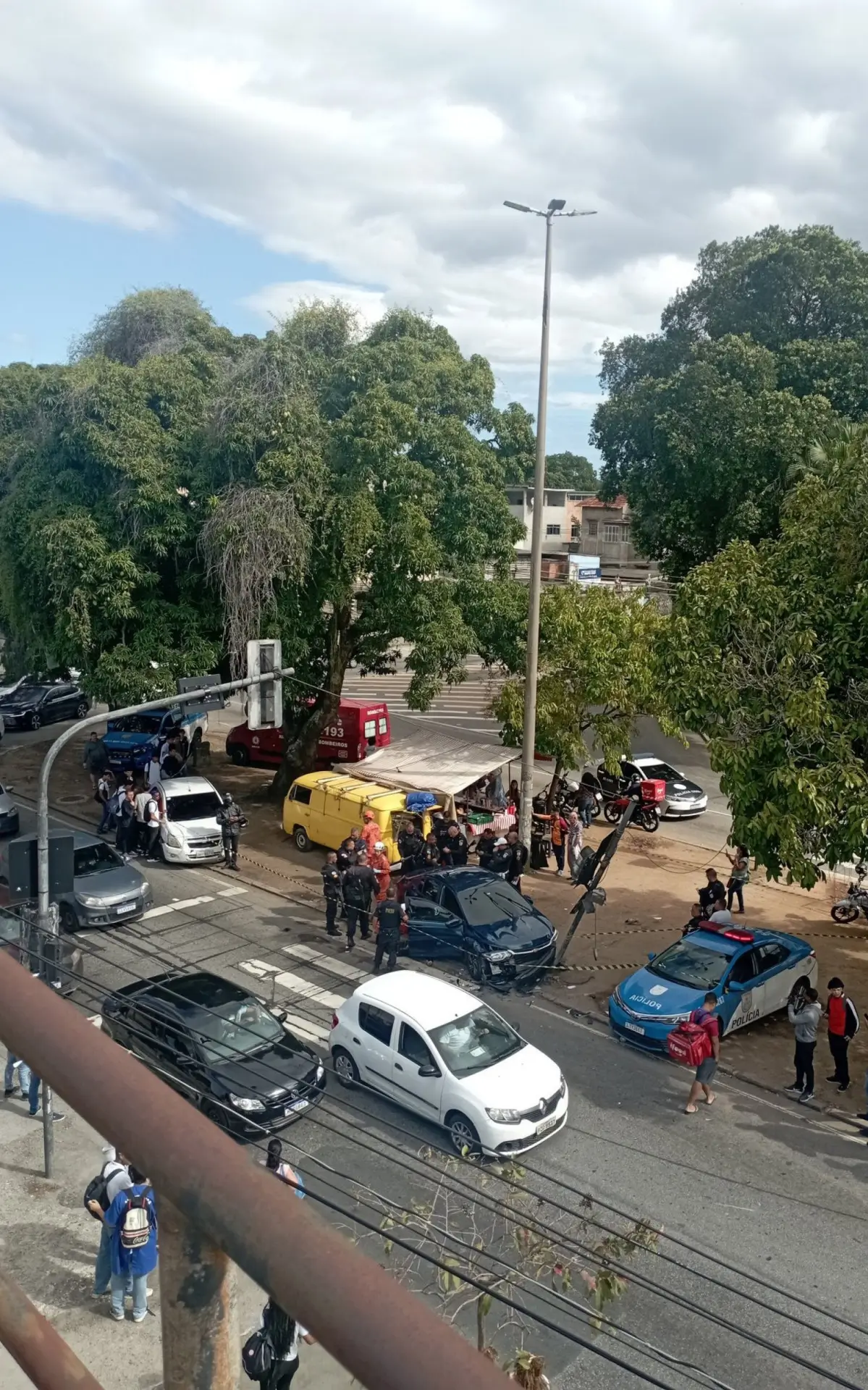 perseguição policial em Marechal Hermes