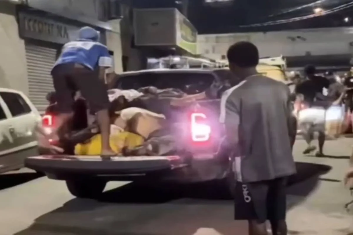picape usada por traficantes do CV
