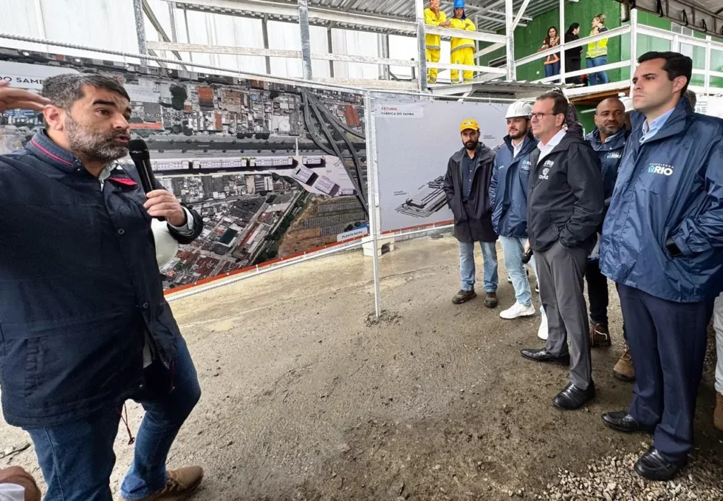 Prefeitura do Rio anuncia avanço das obras da Fábrica do Samba em São Cristóvão