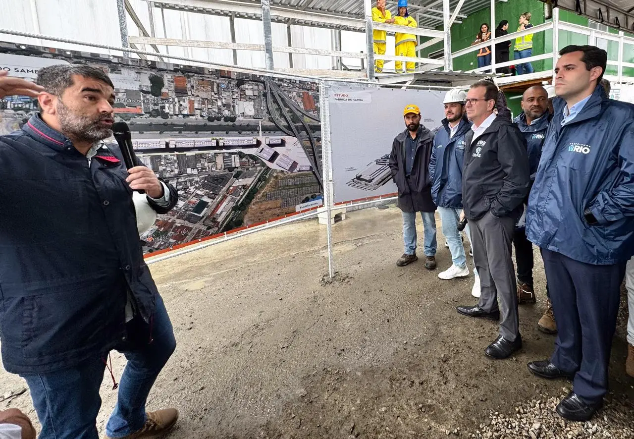 Prefeitura do Rio anuncia avanço das obras da Fábrica do Samba em São Cristóvão