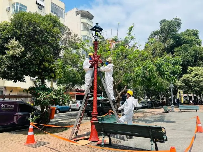 postes históricos do Rio