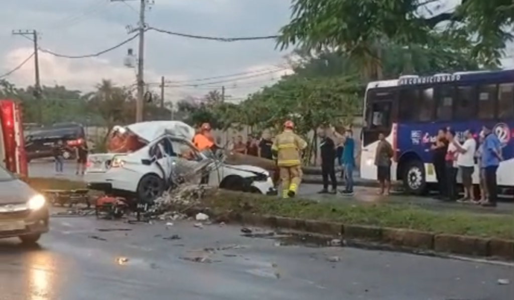 Acidente na Estrada do Galeão