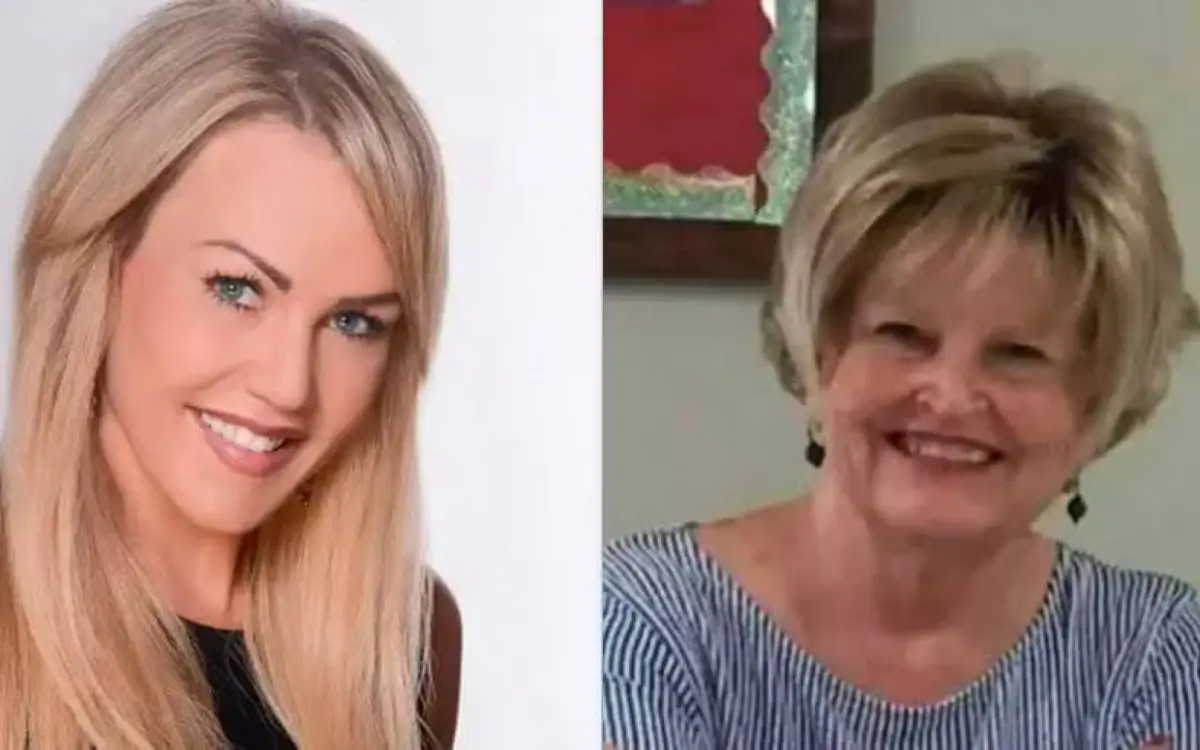 Angelynn Mock e a mãe Anita Avers
