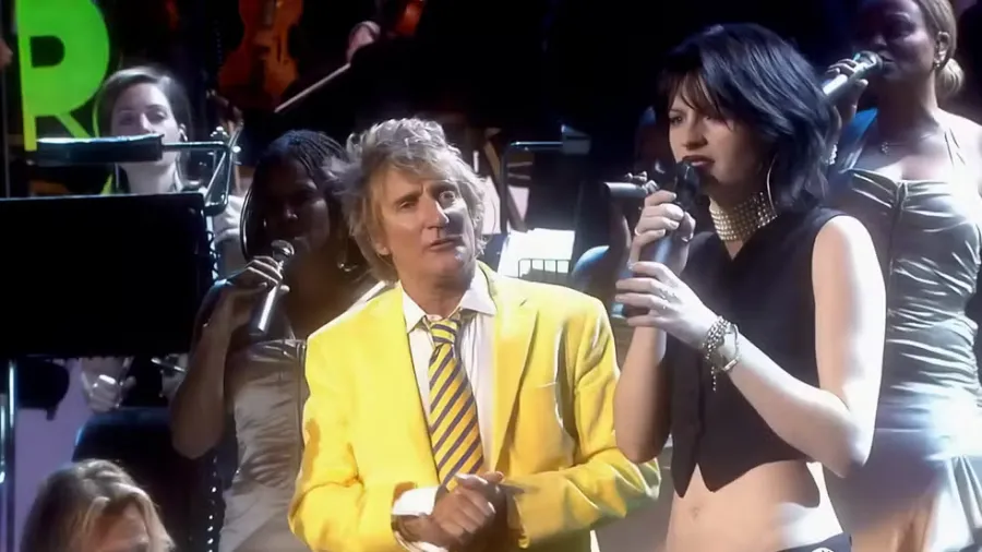 Dueto com Rod Stewart