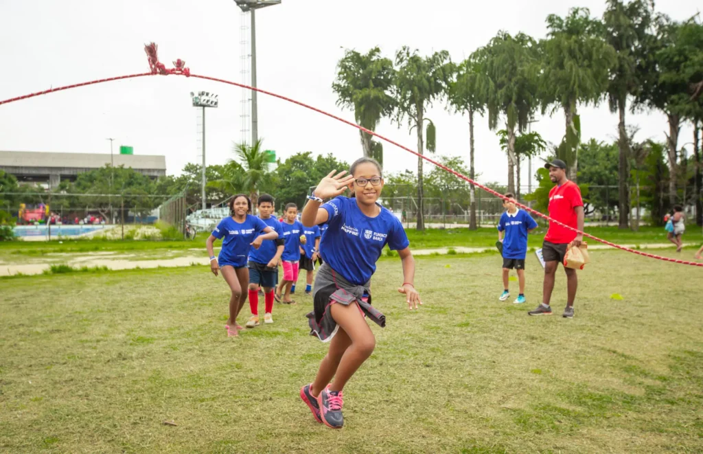 Festival esportivo na Maré