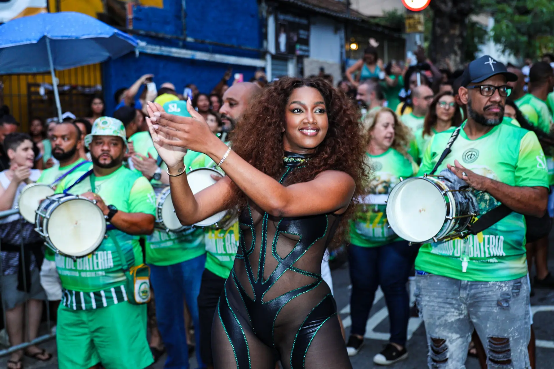 Iza no ensaio Imperatriz