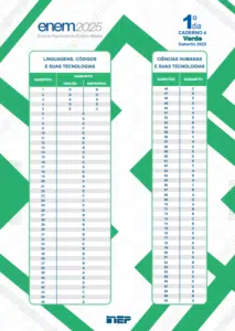 Gabarito Enem 2025 Caderno Verde
