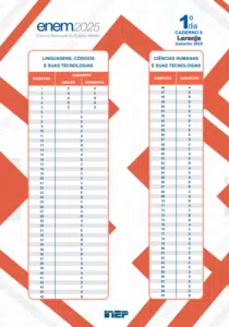 Gabarito Enem 2025 Caderno Laranja