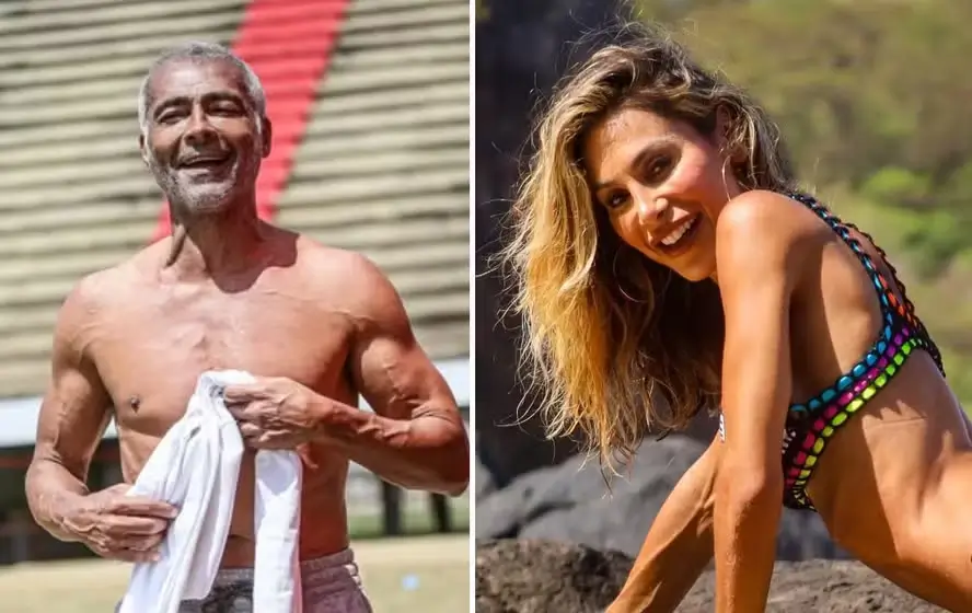 Romário e Bruna Machado