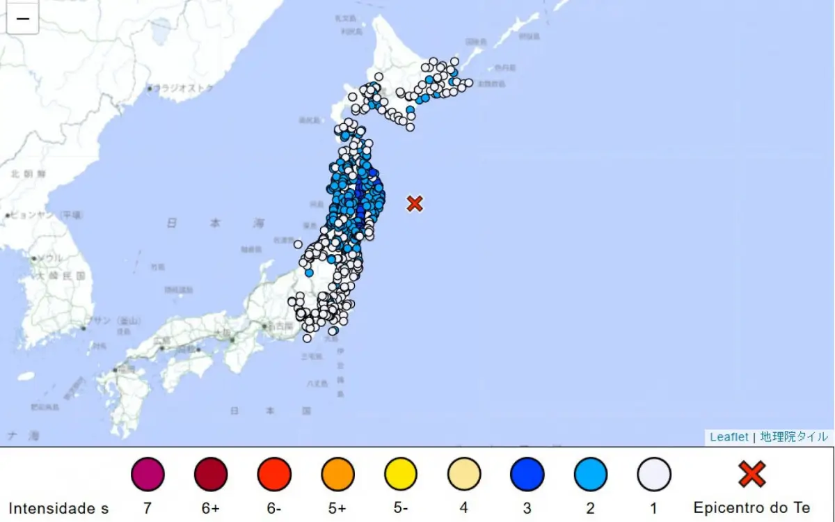 Terremoto no Japão