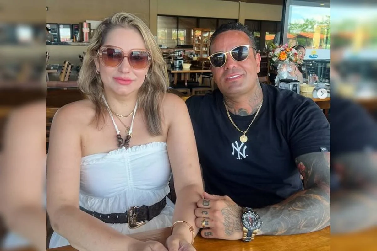 advogada Tatiane Meireles e o sargento da Polícia Militar de Goiás (PMGO) Hebert Póvoa