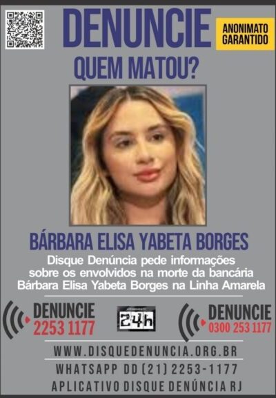 Cartaz do Disque Denuncia