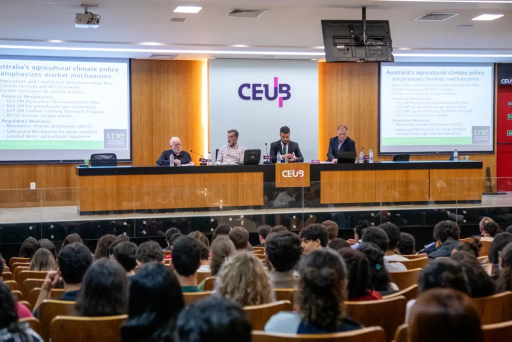 CEUB reúne especialistas internacionais para debater governança climática