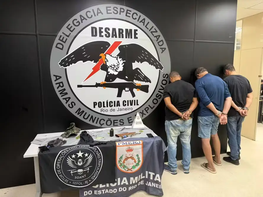 Integrantes de quadrilha especializada em roubo de residências na Zona Sul do Rio são presos pela Polícia Civil
